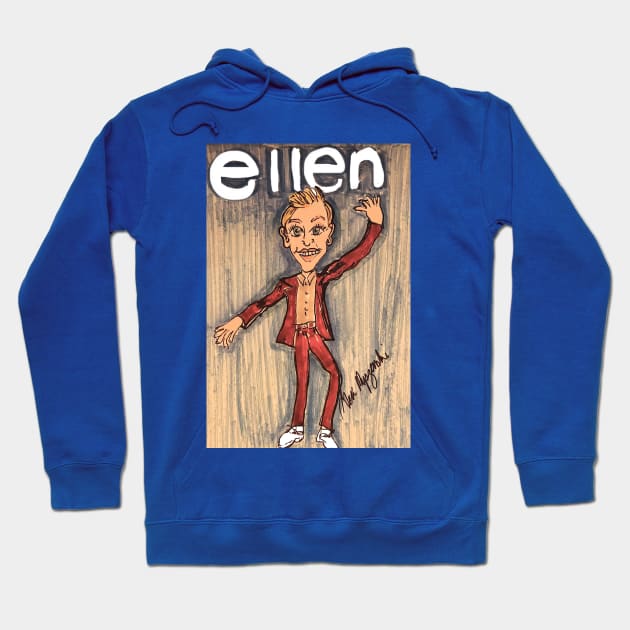 The Ellen DeGeneres Show Hoodie by TheArtQueenOfMichigan 